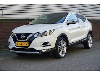 Nissan Qashqai 1.3 DIG-T 140PK/Led-Koplampen/Panodak/ White Metallic/19Inch.