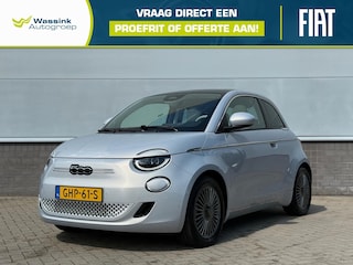 Fiat 500 42kWh 118pk Aut La Prima 3+1 | Panoramadak | Navi | Adapatieve Cruise | Lederen Bekleding | Camera+Sensoren