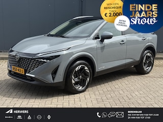 Nissan Qashqai 1.5 e-Power N-Connecta / 360 Graden Camera / Panoramadak / Stuurverwarming / Stoelverwarming/ Voorruitverwarming/ Apple Carplay/ Adaptieve Cruise Control