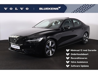 Volvo S60 Recharge T8 AWD Ultimate Dark - LONG RANGE - Panorama/schuifdak - IntelliSafe Assist & Surround - 360º Camera - Harman/Kardon audio - Adaptieve LED koplampen - Verwarmde voorstoelen, stuur & achterbank - Parkeersensoren voor & achter - Elektr. bedienb. voorstoelen met geheugen - Head up display - 19' LMV