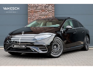 Mercedes-Benz EQS 450+ AMG Exclusive Line 118 kWh | Facelift | ex btw €78.500,- | Hyperscreen | Achterasbesturing | Airmatic | Distronic+ | Chauffeurspakket | MBUX Tablet | Massage | Burmester | Nappa Leder | HUD |