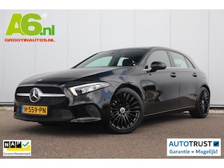 Mercedes-Benz A-klasse 160 Business Solution Half Leder Full LED Sportstoelen Carplay Android Navigatie Achteruitrijcamera Clima Cruise 19 inch AMG Look Velgen Nieuwe Banden! Stoelverwarming