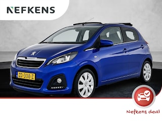 Peugeot 108 Active TOP! 72 pk | Navigatie via Apple Carplay/Android Auto | Elektrisch Vouwdak | Achteruitrijcamera | LED Dagrijverlichting | Airco | DAB Ontvanger | Lederen Stuurwiel en Versnellingspook | Start/Stop Systeem | Buitenspiegels Elektrisch Verstel -en Verwarmbaar |