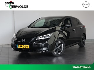 Nissan Leaf Tekna 39 kWh | Cruise control adaptief | Rondomzicht camera | Lederen/alcantara bekleding | Voorstoelen & stuur verwarmd