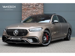 Mercedes-Benz S-klasse 63 S E Performance Aut9 | 802pk | MANUFAKTUR | Achterasbesturing | Distronic+ | HUD | Chauffeurspakket | Entertainmentpakket Premium Achter | Stoelventilatie V+A | Vlakkenverwarming | Zonweringspakket | Klaptafels Achter |