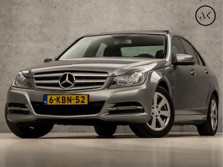Mercedes-Benz C-klasse 180 Business Class Avantgarde Sport 157Pk Automaat (SCHUIFDAK, NAVIGATIE, CLIMATE, LEDER, STOELVERWARMING, ELEK SPORTSTOELEN, CRUISE, PARKEERSENSOREN, LM VELGEN, NIEUWE APK, NIEUWSTAAT)