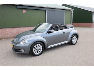 Volkswagen Beetle Cabriolet 1.2 TSI Design BlueMotion, Climate control, Cruise control, Zwart leder, Navigatie, Telefoon, Lichtmetaal, Windscherm, Org. NL auto