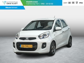 Kia Picanto 1.0 CVVT DynamicLine l half leder half alcantara l cruise control l climate control