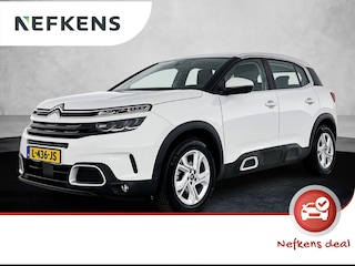 Citroën C5 Aircross SUV Live 130 pk | Navigatie via Apple Carplay/Android Auto | Parkeersensoren Achter | Trekhaak | LED Koplampen | Lederen Stuurwiel | DAB Ontvanger | Climate Control | Cruise Control | 18" Lichtmetalen Velgen |