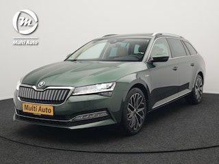 Skoda Superb 1.4 TSI iV Lauren & Klement Plug In Hybrid 218pk Dealer O.H | PHEV | Panodak | Adaptive Cruise | Canton Audio | Lederen Sportstoelen Memory | Camera | Crystal LED | Apple Carplay | Lane Assist | Stoelverwarming | Navigatie | DAB |