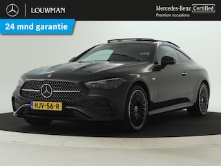 Mercedes-Benz CLE Coupé 300 e AMG Nightpakket Plug-In Hybride | Panoramadak | Trekhaak | Distronic | Memory | Keyless Go | Burmester | Stuur en Stoelverwarming | Inclusief 24 maanden Mercedes-Benz Certified garantie voor Europa.