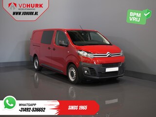 Citroën Jumpy 2.0 HDI 120 pk L3 DC Dubbel Cabine BPM VRIJ! 2x Schuifdeur/ 2.5t Trekverm./ PDC/ Cruise/ Airco