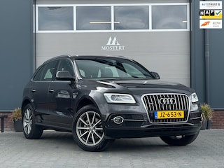 Audi Q5 2.0 TFSI/224pk quattro 2x S-Line Automaat|2016|Cruise|NAP|Stoelverw.|Trekhaak|Leder al |Xenon|S Line|19" LMV