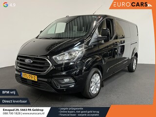 Ford Transit Custom 300 2.0 TDCI L2H1 Limited Dubbele cabine Navi| Airco| 2 Schuifdeuren | Trekhaak| PDC| Carplay| DAB|