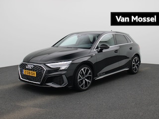Audi A3 Sportback 30 TFSI S edition l MMI navigatie plus MMI touch l Apple Carplay / Android Auto l Autom. airconditioning 2 zones l Ledkoplampen l Lichtpakket ambient lighting l Sportonderstel l Dimbare binnenspiegel l Parkeerhulp achter l Licht- en regensensor l Ledachterlichten dynam. knipp. l Audi virtual cockpit plus l