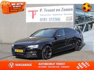 Audi A5 Sportback 1.8 TFSI Sport Edition S-Line 2x/AUTOMAAT/Navigatie/Parkeersensoren/Climate conrol/Cruise control/Sportstoelen met stoelverwarming/Keyless entry/Bluetooth/Multifunctioneel stuurwiel/Elektrisch inklapbare en verwarmbare spiegels/DAB.