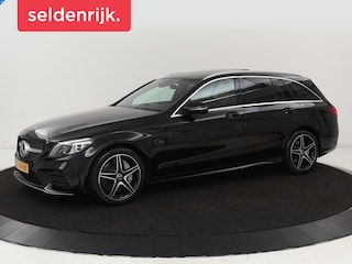 Mercedes-Benz C-klasse 300e AMG | Stoelventilatie | Panoramadak | Leder | Burmester | Memory | Luchtvering | Carplay | Stoelverwarming | Navigatie | Full LED