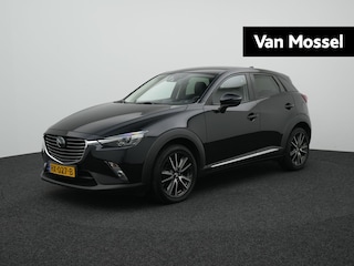 Mazda CX-3 2.0 SkyActiv-G 120 GT-M TREKHAAK | ADAPTIEVE CRUISE | HEAD UP | BOSE | LEDEREN BEKLEDING | CAMERA | NAVIGATIE | LED | DAB | STOELVERWARMING | DEALER ONDERHOUDEN MAZDA | 12 MAANDEN BOVAG GARANTIE |
