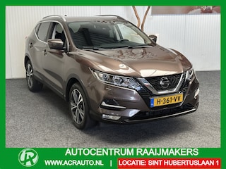 Nissan Qashqai 1.3 DIG-T N-Connecta AUTOMAAT NAVIGATIE CRUISE CONTROL CLIMATE APPLE CARPLAY/ANDROID CONTROL KEYLESS RIJSTROOKSENSOREN RONDOM ZICHTCAMERA PDC TREKHAAK ZEER MOOI !! Brgl