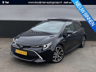Toyota Corolla 2.0 Hybrid Premium Panoramisch schuif-/kanteldak, trekhaak, navigatie Apple CarPlay/Android Auto, dodehoek detectie, head-up display, stoelverwarming
