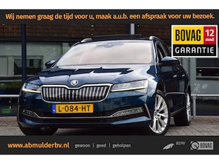 Skoda Superb Combi 1.4 TSI iV 160PK Business Edition Plus PHEV DSG Automaat | Org. NL | BOVAG Garantie | Trekhaak | Virtual dashboard | Apple Carplay/Android Auto | Elektrische Voorstoelen met geheugen | Verwarmde Voorruit + Stoelen |