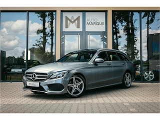 Mercedes-Benz C-klasse Estate 180 Aut. 157PK | AMG Sport Edition | 18" LM Velgen | Panoramadak | Leder | Navigatie | Stoelverwarming | Parkeersensoren |