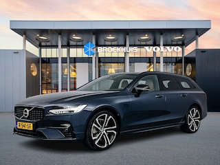 Volvo V90 B5 Ultimate Dark | 20" | Luchtvering | Geventileerd Nappa leder | Massagestoelen | Parkeerverwarming | Head-up | Panoramadak | Harman Kardon | Full LED