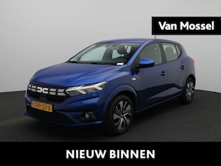Dacia Sandero 1.0 TCe 90Pk Expression | Apple/Android Carplay | Parkeersensoren Achter | Airconditioning | Cruise Control | Elektrisch Verstelbare Spiegels |