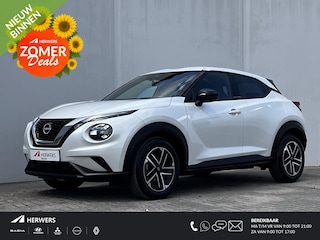 Nissan Juke 1.0 DIG-T N-Connecta DCT Automaat / Trekgewicht 1.250 kg / Cold pack / Stuur-, Stoel en voorruitverwarming / Navigatie / Apple Carplay Android Auto / Achteruitrijcamera / Climate control / 17" LM wielen