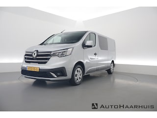 Renault Trafic 2.0 dCi 130pk Dubb.Cab. | L2H1 | 6 pers. | Airco | PDC | Trekhaak | Zilver met. | CarPlay