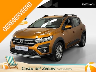 Dacia Sandero Stepway 1.0 TCe 90 Comfort AIRCO NAVI APLLE CARPLAY/ANDROID AUTO CAMERA PARKEERSENSOREN VOOR EN ACHTER CRUISE CONTROL DODE HOEKDETECTIE DEALER ONDERHOUDEN ZEER MOOIE AUTO