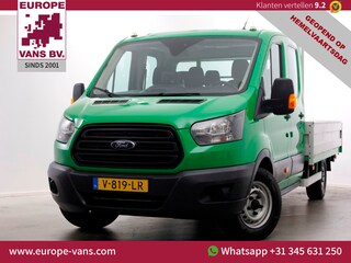 Ford Transit 350 2.0 TDCI 130pk E6 RWD D.C. Open Laadbak Trekhaak 2800kg 02-2018
