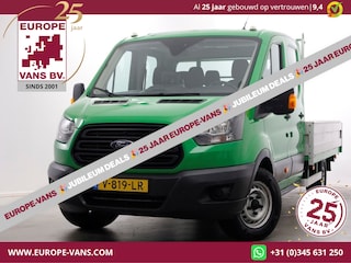 Ford Transit 350 2.0 TDCI 130pk E6 RWD D.C. Open Laadbak Trekhaak 2800kg 02-2018