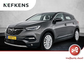 Opel Grandland X SUV Ultimate 130 pk Automaat | Navigatie | Rondomzicht Camera | Lederen Bekleding | Verwarmde Comfortstoelen | Elektrische Achterklep met Sensor | Trekhaak | Dodehoek Detectie | LED Koplampen | 18" Lichtmetalen Velgen | Apple Carplay/Android Auto |