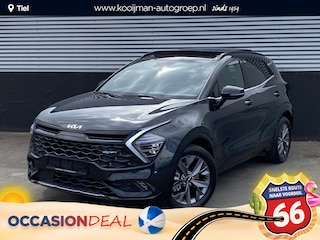 Kia Sportage 1.6 T-GDi Hybrid GT-Line Panoramisch schuif- /kanteldak, Stoel- & Stuurwiel verwarmd, Apple CarPlay/Android Auto, keyless, achteruitrij camera, adaptieve cruise control, elektr. verstelbare zetel, keyless