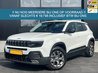 Jeep Avenger Longitude 54 kWh AANBIEDING !!|385WLTP|APPLE CARPLAY|ANDROID AUTO|LED|CRUISE CONTR.|KEYLESS|STANDKACHEL|1eEIG.|IN.BTW