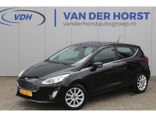 Ford Fiesta 1.0-100pk EcoBoost Titanium. Mooie en zuinige Ford Fiesta in de luxe Titanium uitvoering.