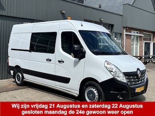 Renault Master T35 2.3 dCi L2H2 Airco Cruise controle Kastinrichting Trekhaak 2500kg Trekgewicht Schuifdeur Zijruit rechts Euro 6 Bpm vrij !!1e eigenaar Dealer onderhouden Ook ideaal voor ombouw naar camper