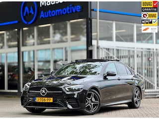Mercedes-Benz E-klasse AMG Pano Burmester BTW Drive Pilot Memory Sfeerverlichting Dodehoeksensor Adaptive cruise Dealerondehrouden