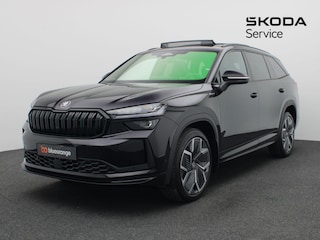 Skoda Kodiaq 1.5 TSI MHEV Sportline Business 7p 150PK Matrix led, trekhaak, Canton sound, verwarmbare voorruit, panoramadak, elektrische voorstoelen, keyless, derde zitrij, 20" lichtmetaal