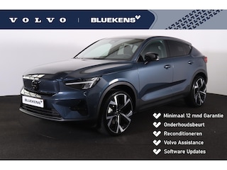 Volvo EC40 Single Motor Extended Range Plus Black Edi. 82 kWh - Panoramadak - IntelliSafe Assist & Surround - 360º Camera - Harman/Kardon audio - Verwarmde voorstoelen, stuur - Parkeersensoren voor & achter - Draadloze tel. lader - Warmtepomp - Extra getint glas - 22' LMV