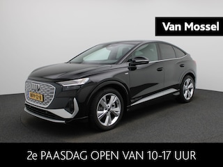 Audi Q4 45 quattro S Edition 82 kWh l Adaptive Cruise Control l MMI navigatie plus MMI touch l SONOS Premium l Stoelverwarming voorin l Apple Carplay / Android Auto l Lichtpakket plus ambient light l Voorverwarming en -ventilatie l Automatische airconditioning l Matrix-ledkoplampen l Parkeerhulp achter l Audi drive select l Dimbare binnenspiegel l