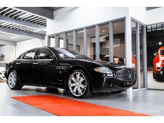 Maserati Quattroporte 4.2 ZF AUT. OPENDAK ELEK STOELEN PDC CRUISE LED BLACK& BLACK & BLACK COMPLETE HISTORIE