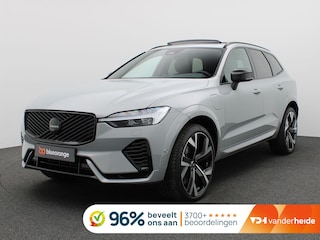 Volvo XC60 2.0 T6 Plug-in hybrid AWD Plus Black Edition Trekhaak inklapbaar, Panoramadak, 22" velgen, Getint Glas, Nappa Leder, 360 Camera, Elek. stoelen, Stoelverwarming, Keyless, Dodehoek Detectie, LED koplampen