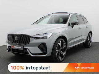 Volvo XC60 2.0 T6 Plug-in hybrid AWD Plus Black Edition Trekhaak inklapbaar, Panoramadak, 22" velgen, Getint Glas, Nappa Leder, 360 Camera, Elek. stoelen, Stoelverwarming, Keyless, Dodehoek Detectie, LED koplampen