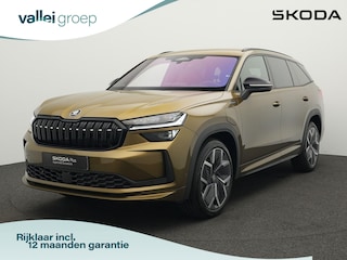 Skoda Kodiaq 1.5 TSI 204 pk DSG PHEV Sportline Business | Trekhaak | Geheugenstoelen | Rondomzicht camera | Head-up display | Canton | Leder/alcantara