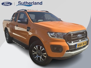 Ford Ranger 2.0 EcoBlue Wildtrak Supercab | SCI | 213pk Automaat | Adaptive cruise control | Dealer onderhouden | Led balk en flitsers