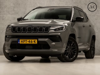 Jeep Compass 4xe 240 Plug-in Hybrid Electric Limited 240Pk Automaat (PANORAMADAK, APPLE CARPLAY, MEMORY SEATS, 360 CAMERA, ADAPTIVE CRUISE, SPORTSTOELEN, LEDER, STOELVERWARMING, LED KOPLAMPEN, NIEUWE APK, NIEUWSTAAT)