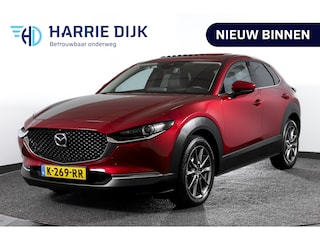 Mazda CX-30 2.0 e-SkyActiv-X M Hybrid 180 PK Luxury | S/K-Dak | Adapt. Cruise | Stoel-+Stuurverw. | PDC | 360 Camera | NAV + App. Connect | ECC | Bose | Elek. Klep | LM 18" |