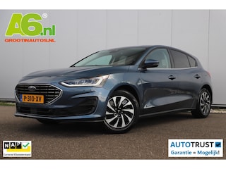 Ford Focus 1.0 EcoBoost Hybrid Titanium Style Winter Pack Keyless Navigatie Achteruitrijcamera Carplay Android Clima Stuur & Stoelverwarming All season banden!
